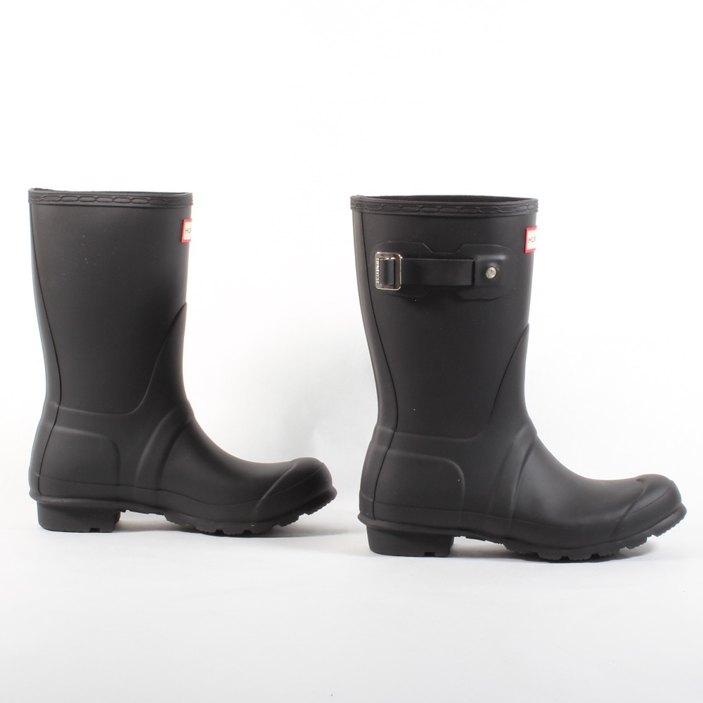 Hunter Women's Original Short Rain Boots Matte BLK - Picture 6 of 8